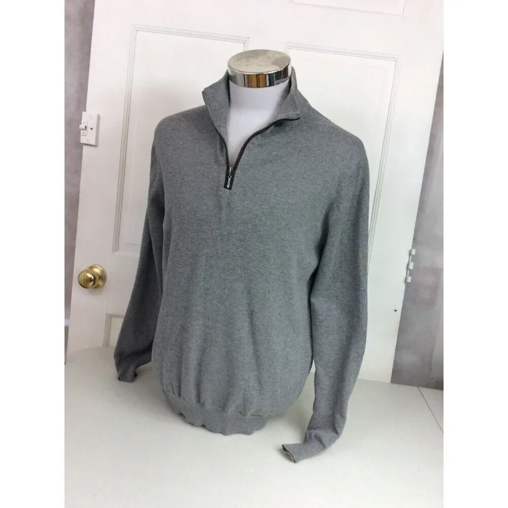 Wilkins Brothers Sweater 1/2 Zip Mens Large - Picture 4 of 8
